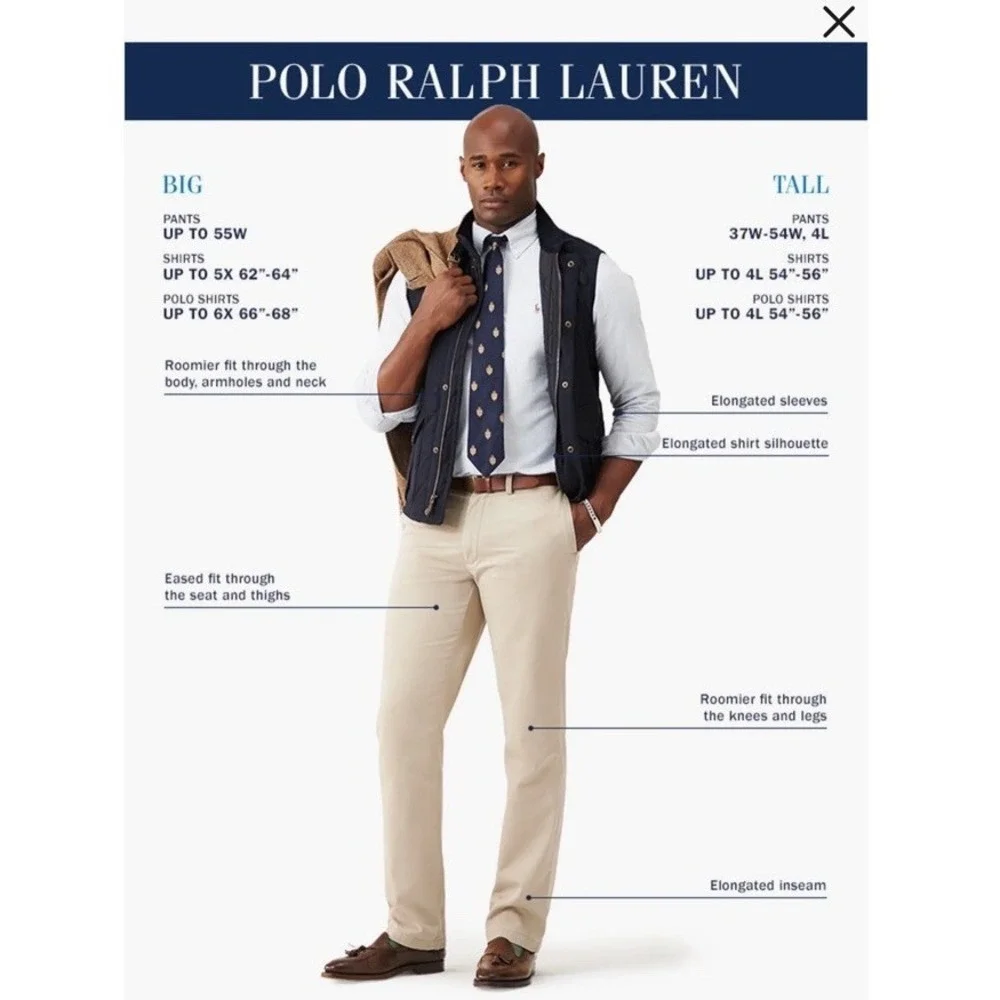 Polo Ralph Lauren Mens‎ The Varick Slim Straight Stone Denim Jeans NWT 50 X 32